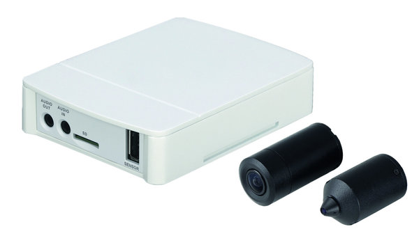 IP Lite 2 MP Überwachungskamera mit Nadelöhr Objektiv und Micro SD Kartenslot